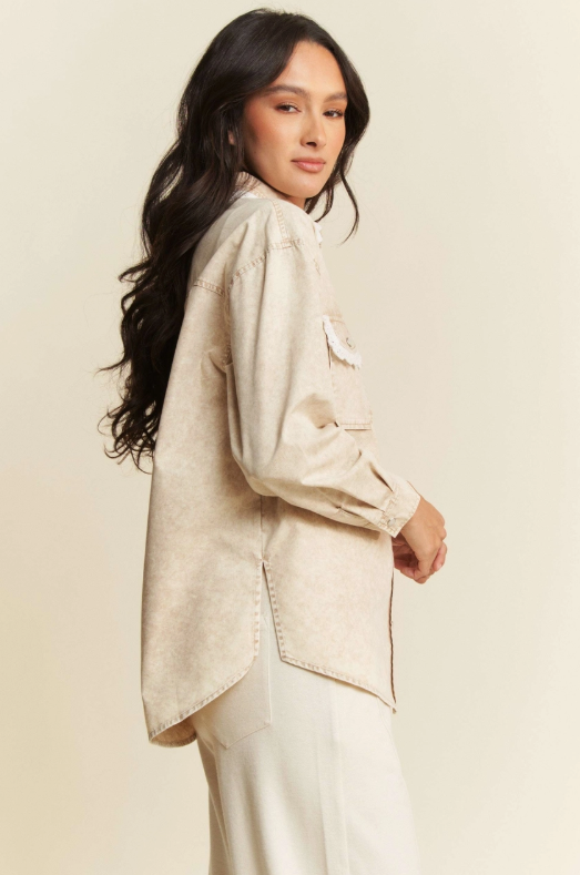 Can't You See Denim Top