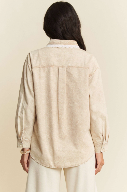 Can't You See Denim Top