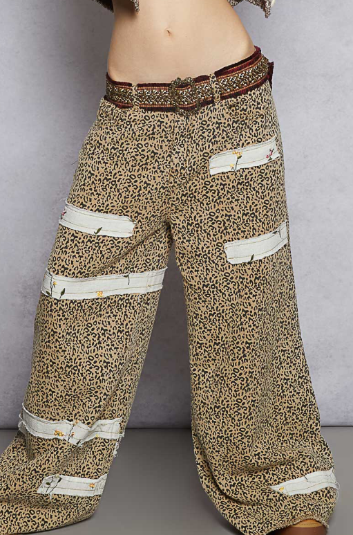 Pol Studded Fringe Belts