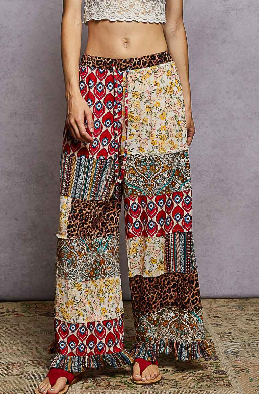 Stand By Me Patchwork Pants