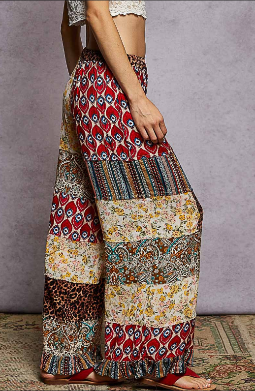 Stand By Me Patchwork Pants