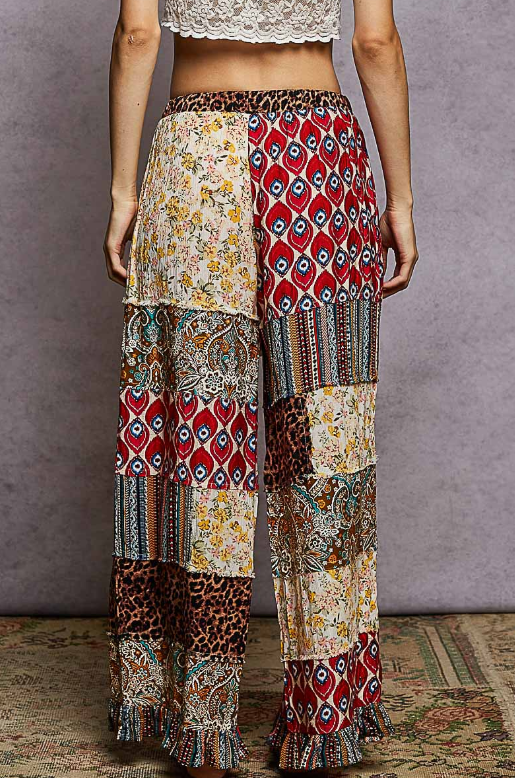 Stand By Me Patchwork Pants