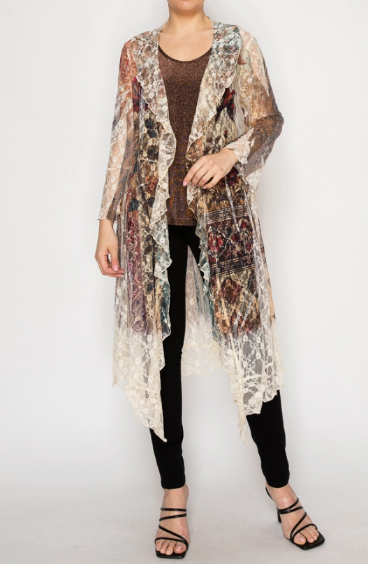 Long Story Lace Cardigan *Final Sale*