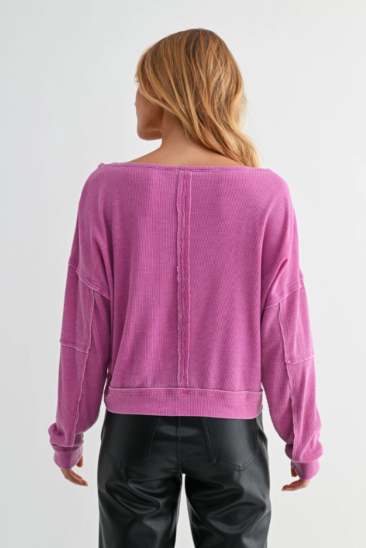 Essential Off Shoulder Pullover