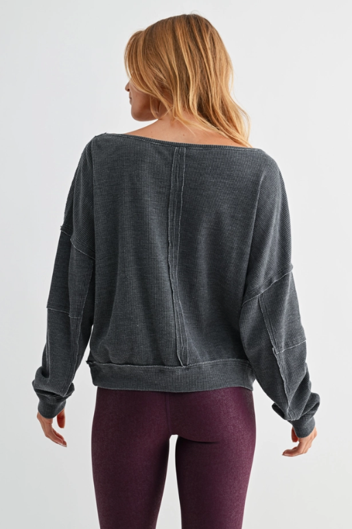 Essential Off Shoulder Pullover