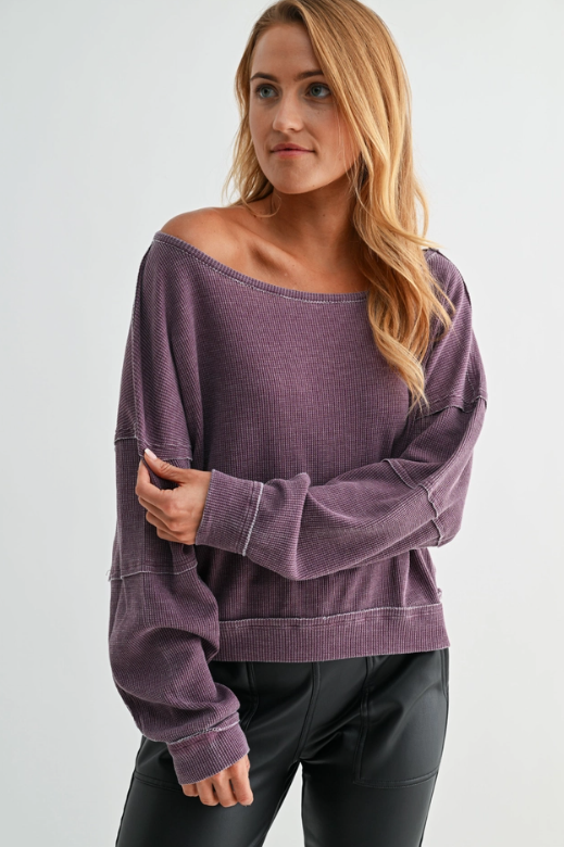 Essential Off Shoulder Pullover