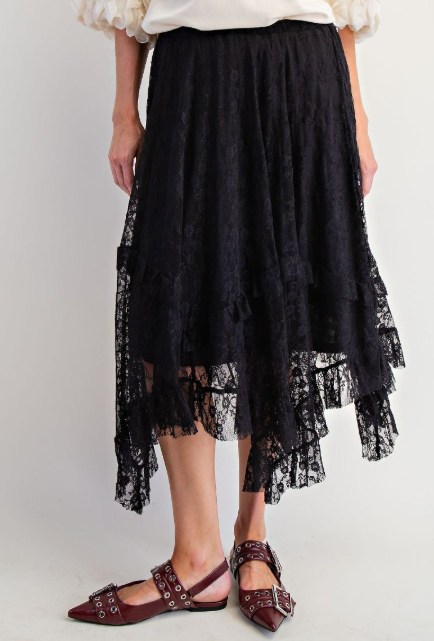 Spin Me Round Lace Skirt
