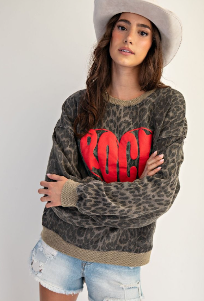 Rock N Roll Heart Sweatshirt