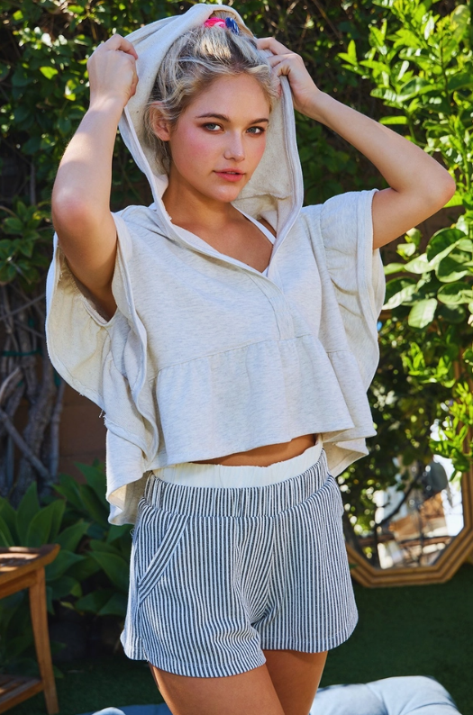 Ready To Fly Cropped Hoodie