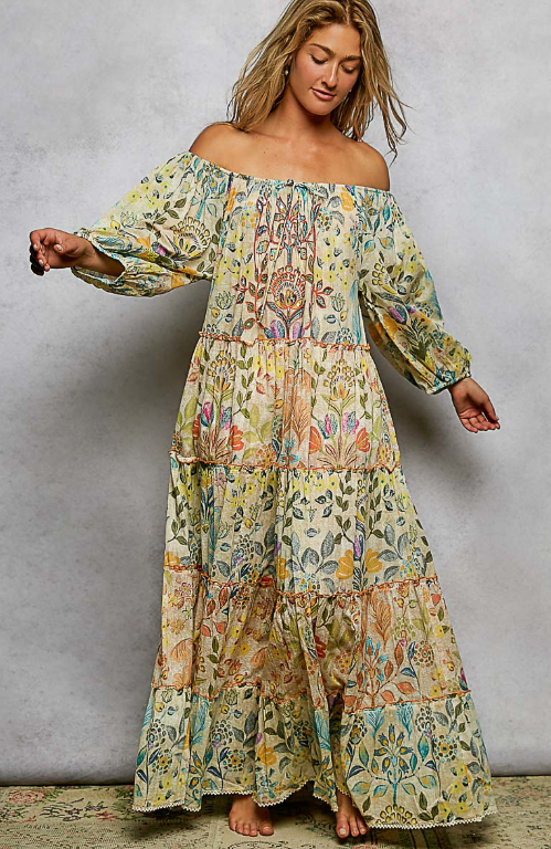 Garden Goddess Maxi Dress