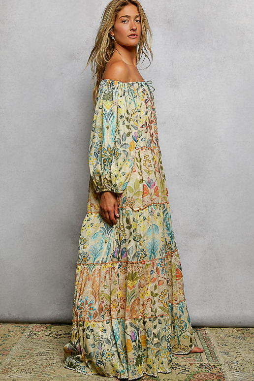 Garden Goddess Maxi Dress