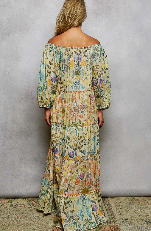 Garden Goddess Maxi Dress