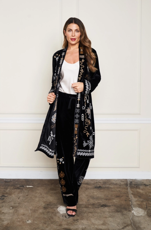 What's Your Sign Velvet Duster