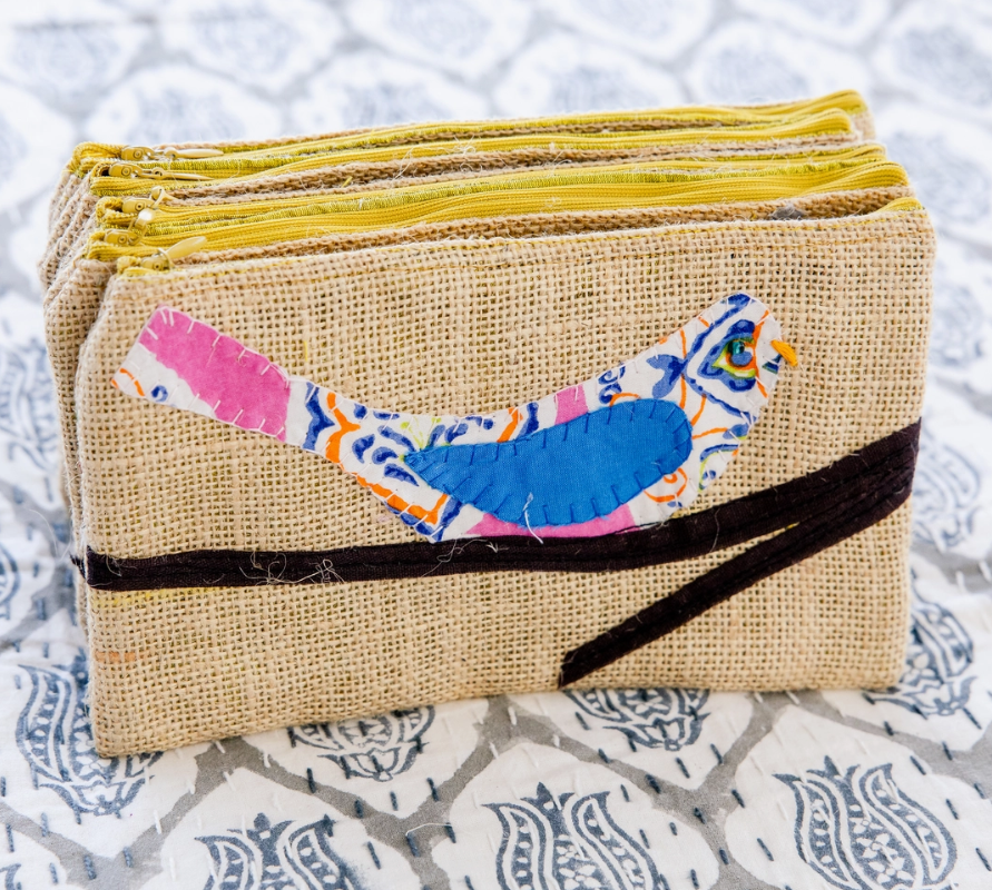 Rice Sack Bird Pouches