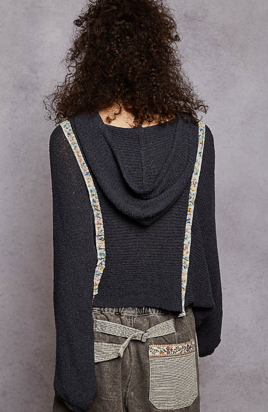 Straight On Knit Hoodie