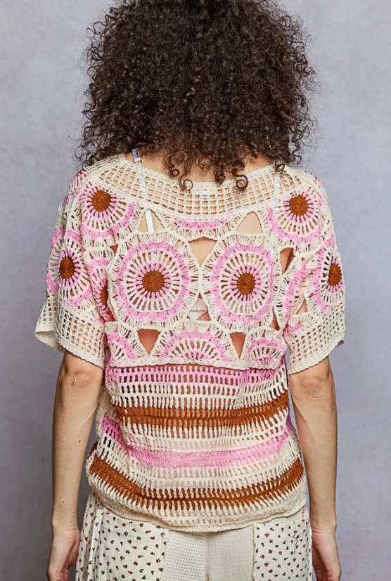 I'll Be Around Crochet Top