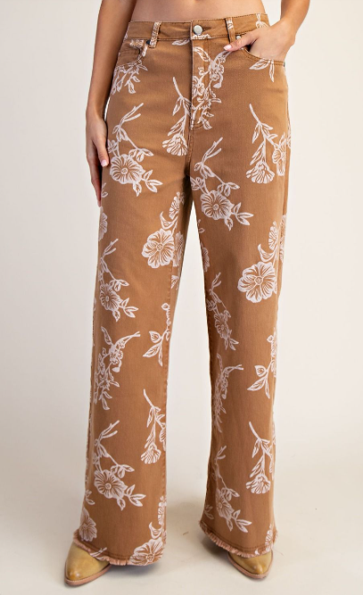 Luck Of the Draw Floral Pants