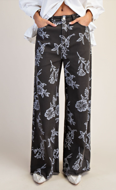 Luck Of the Draw Floral Pants