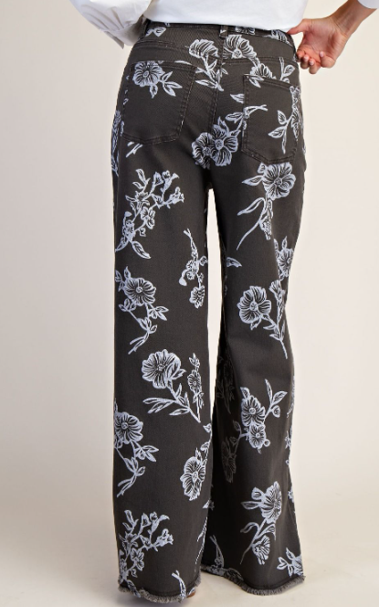 Luck Of the Draw Floral Pants