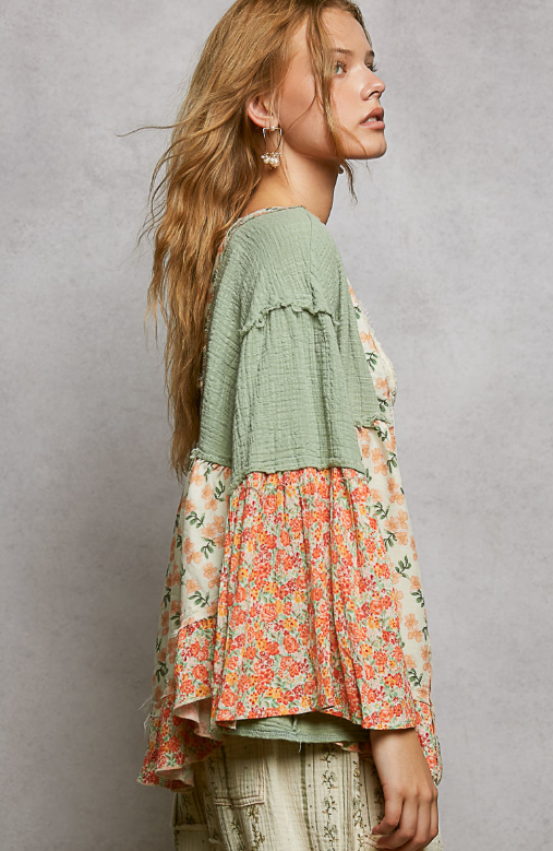 Sage & Sunlight Kimono