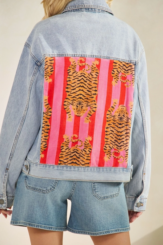 Eye Of the Tiger Denim Jacket