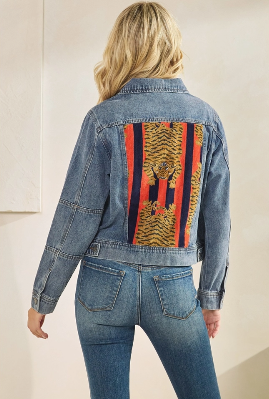 Eye Of the Tiger Denim Jacket
