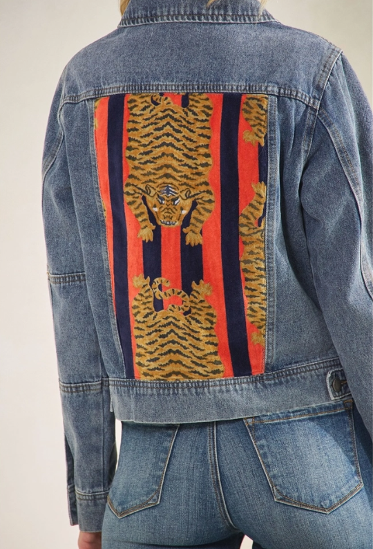 Eye Of the Tiger Denim Jacket