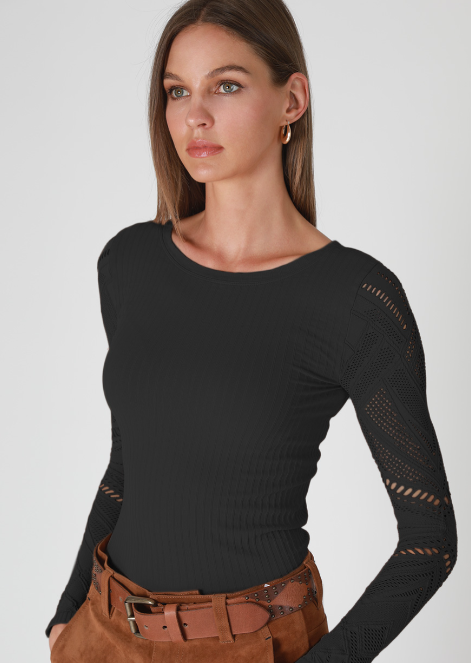 All the Details Textured Top