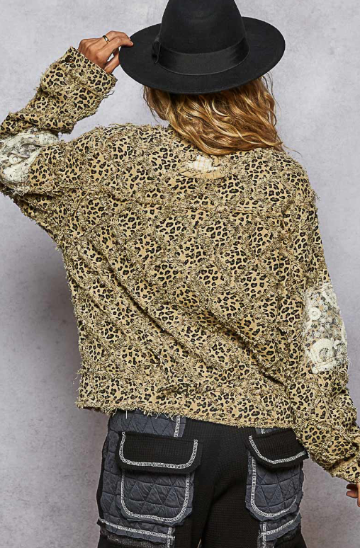 Wild Thing Leopard & Lace Jacket *Final Sale*