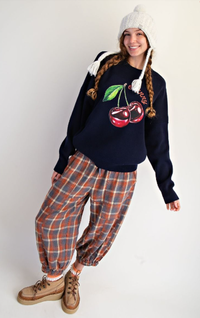 Effortless Plaid Pants