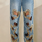 Heart Cutout Jeans *Final Sale*