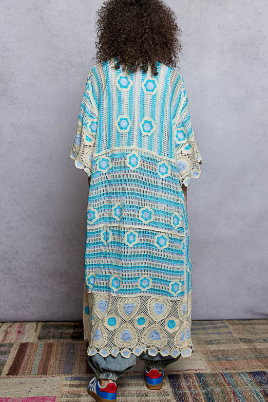 Electric Avenue Crochet Duster *2 Colors*