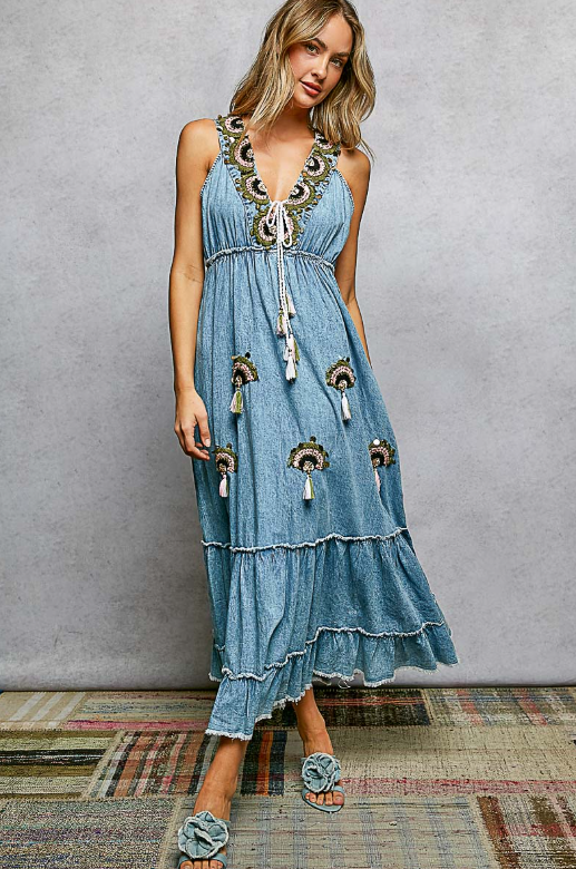Blue Skies Denim Dress
