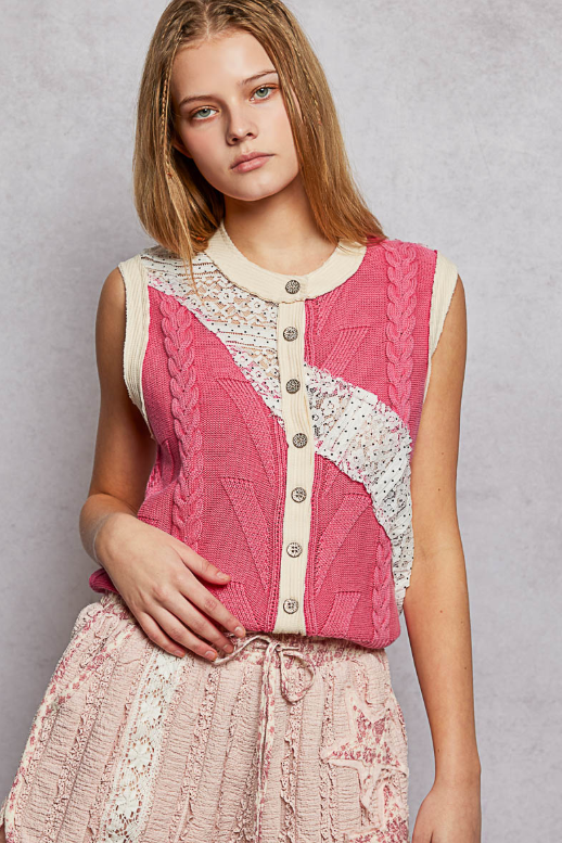 Sweet Impressions Sleeveless Sweater