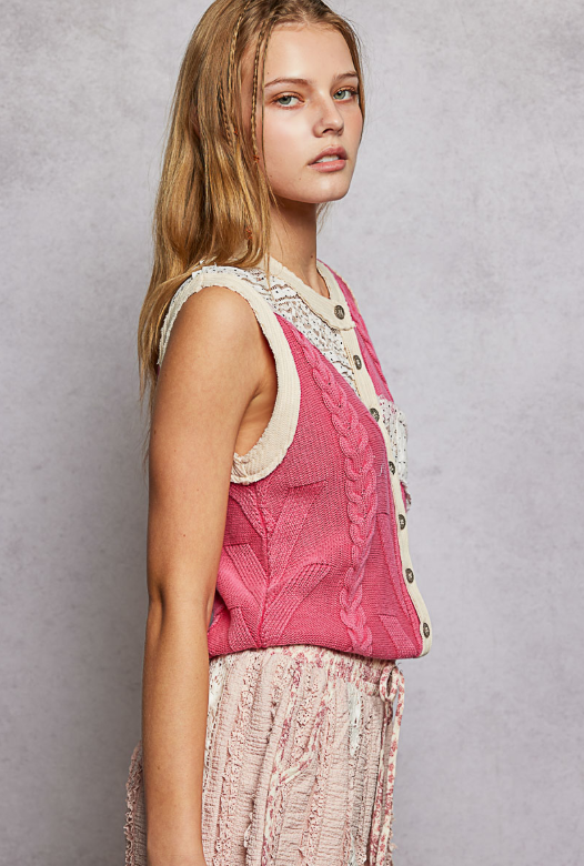 Sweet Impressions Sleeveless Sweater