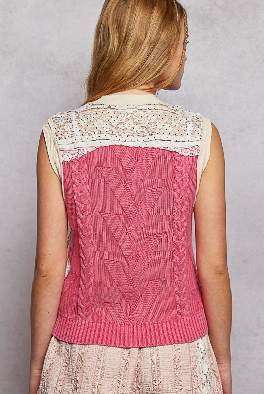 Sweet Impressions Sleeveless Sweater