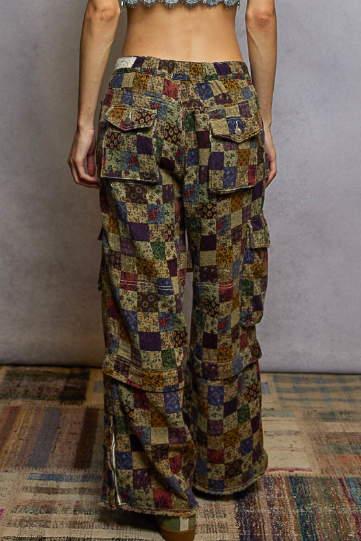Don't Be Square Patchwork Pants