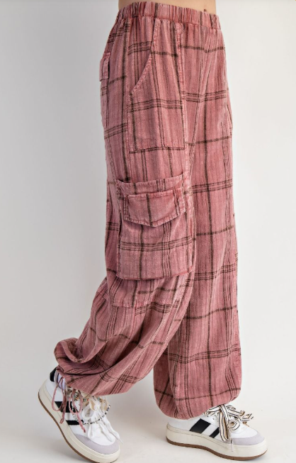 Mellow Mood Plaid Pants