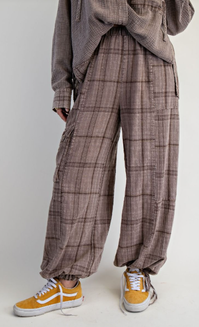 Mellow Mood Plaid Pants