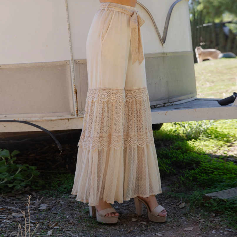 Dreams Never End Lace Pants