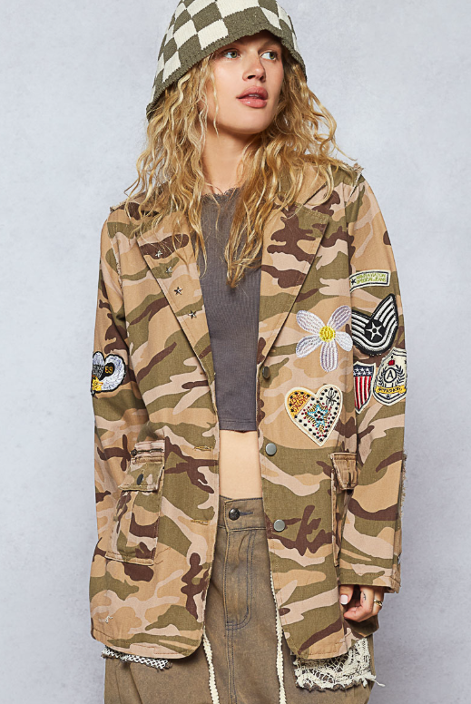 Through the Generations Camo Blazer