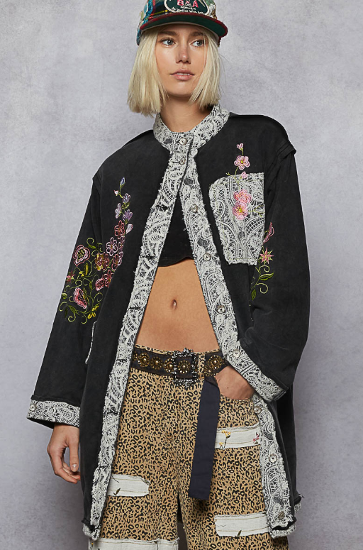 Forgotten City Embroidered Jacket