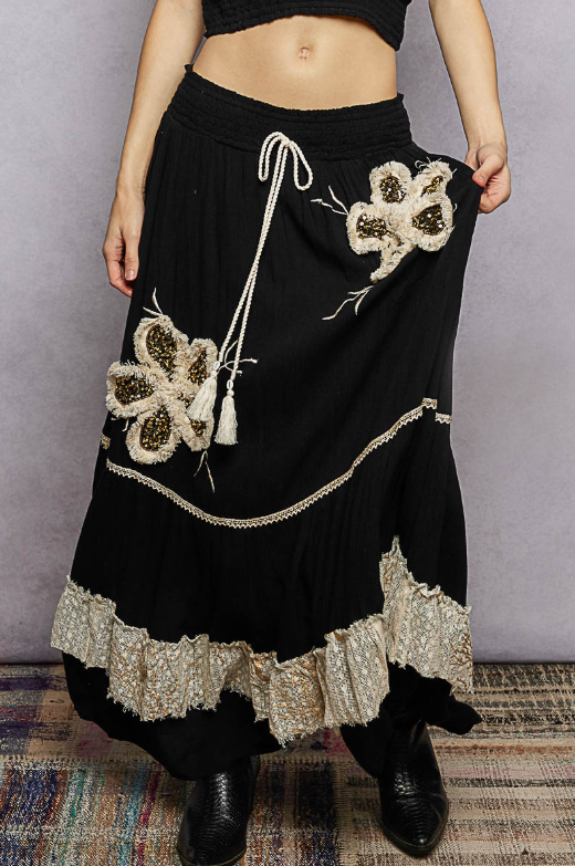 Sunlit Fields Maxi Skirt