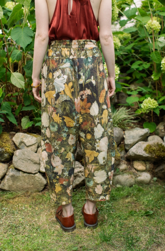 I Dream in Flowers Linen Pants