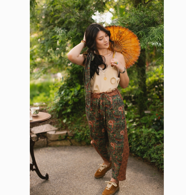 Secret Garden Linen Pants