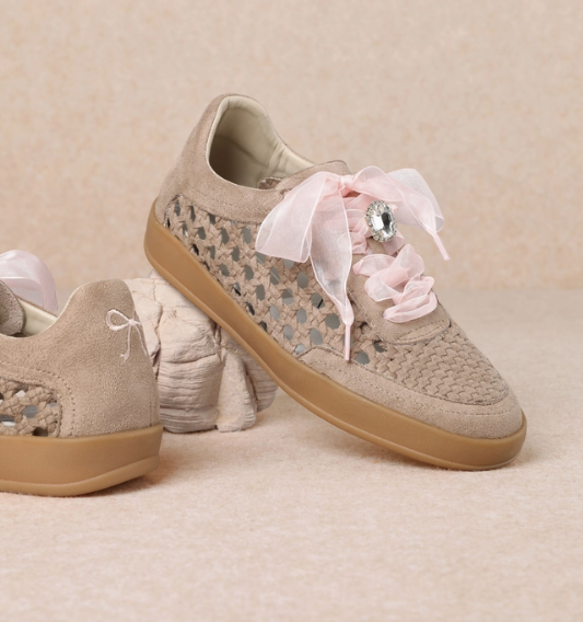 Giselle Woven Sneakers