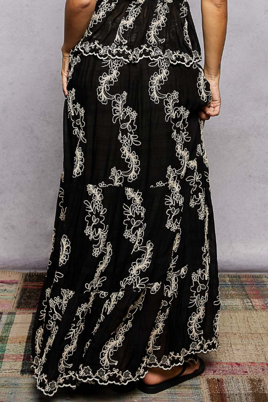 Enchanted Vines Maxi Skirt