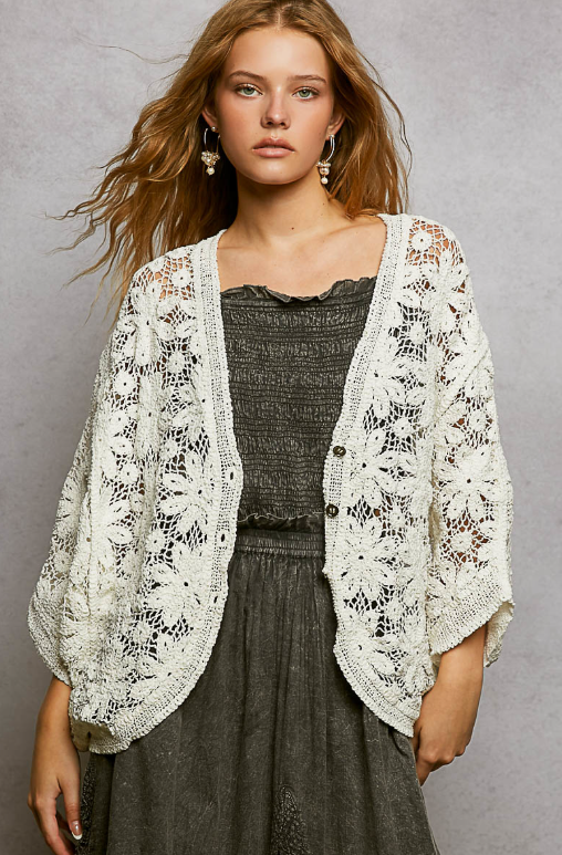 Goes With Anything Crochet Cardigan