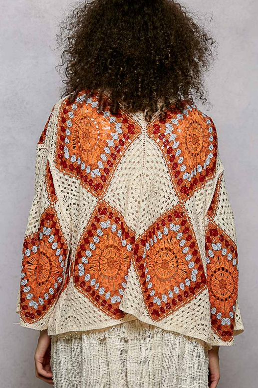 Love Me Two Times Crochet Cardigan