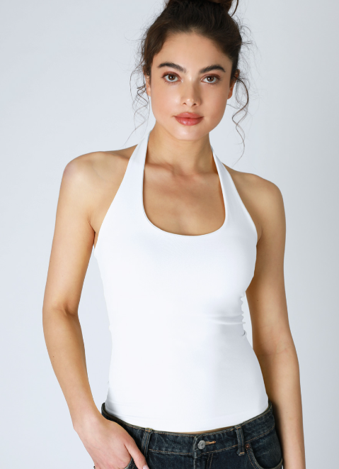 Clean Line Halter Top